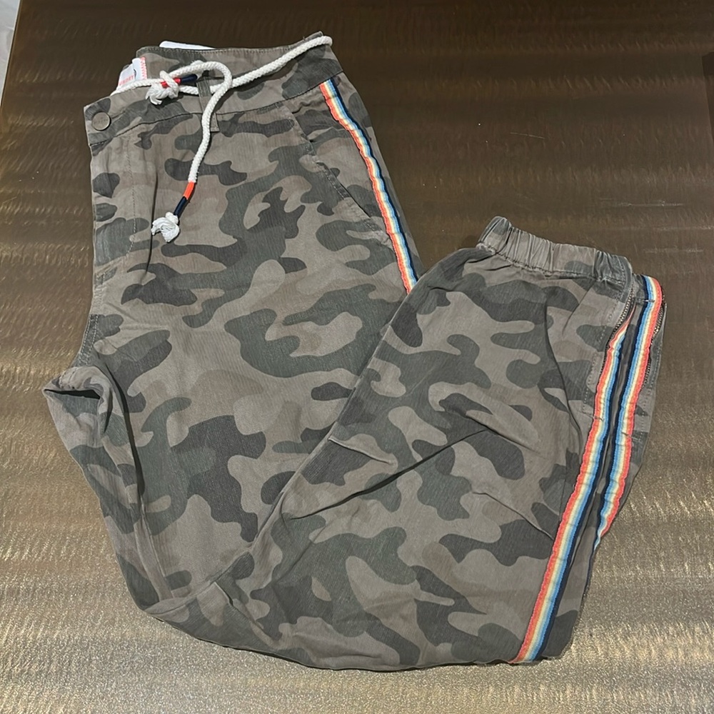 Sundry Camp Denim Joggers With Belt